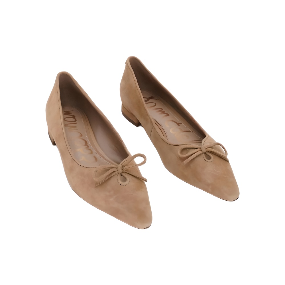 Sam Edelman Women’s Esmira Pointed Toe Ballet Flat Cyprus Tan Size 5M